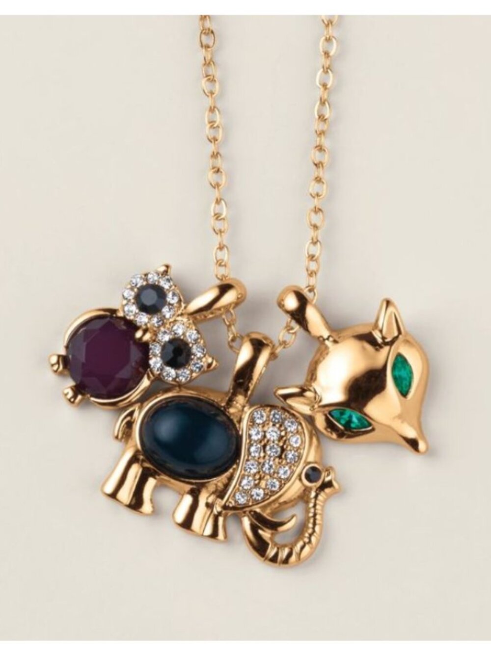 Avon Studio 1886 Wild Wisdom Pendant Necklace-New In Box